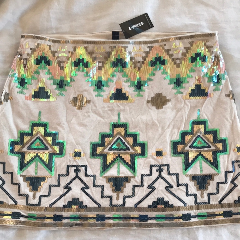 Express Sequins Skirt